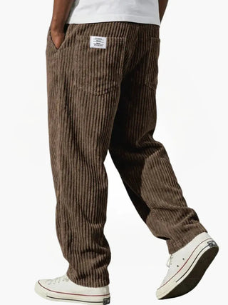 Orvane | Men's Corduroy Relaxed Fit Drawstring Pants