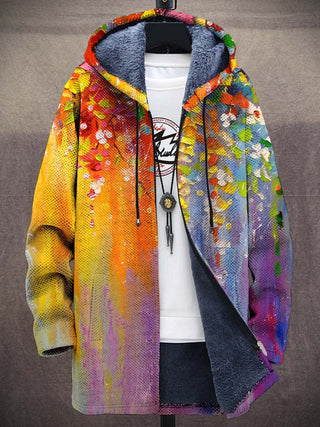 Artistic patterned relaxed everyday cardigan for women | Jindalee -5