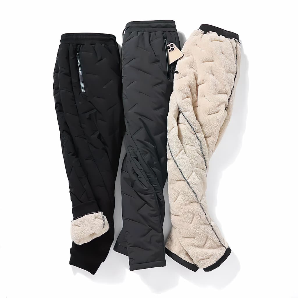 Water-resistant thermal jogger trousers for women | Leila Nord -3
