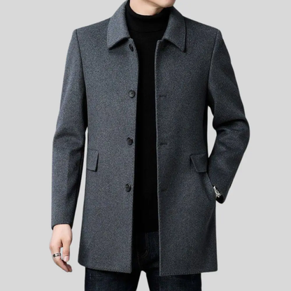 Dorian | Men's Wool Blend Tailored Overcoat