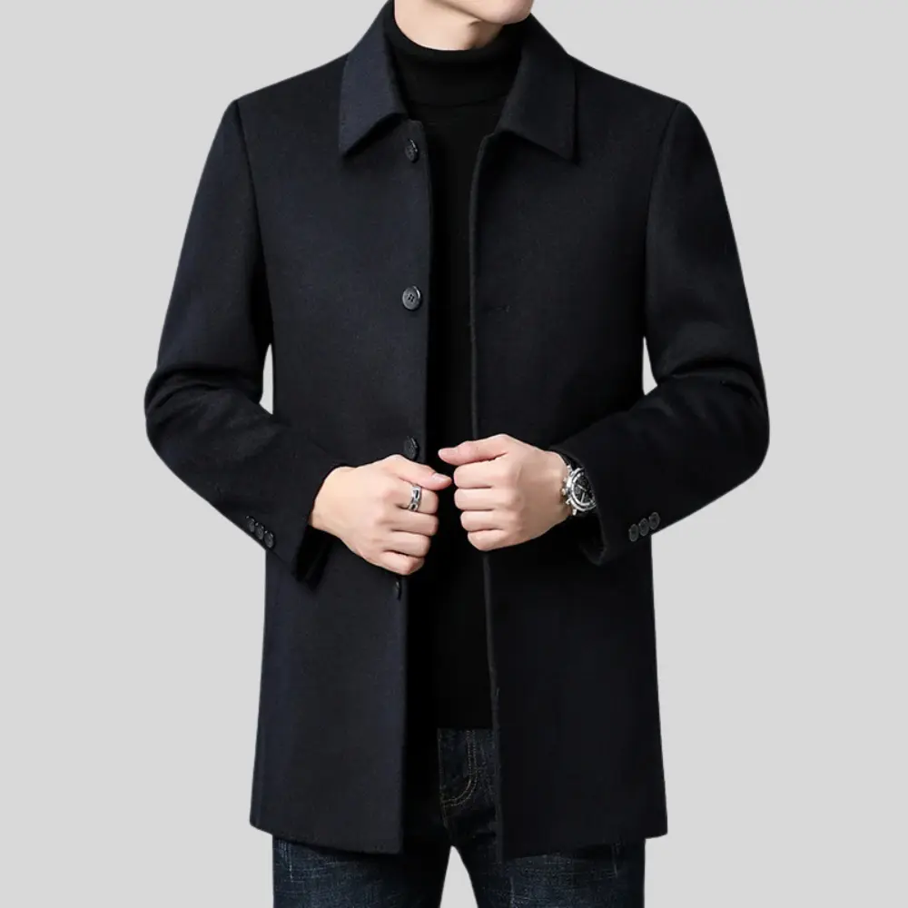 Dorian | Men's Wool Blend Tailored Overcoat
