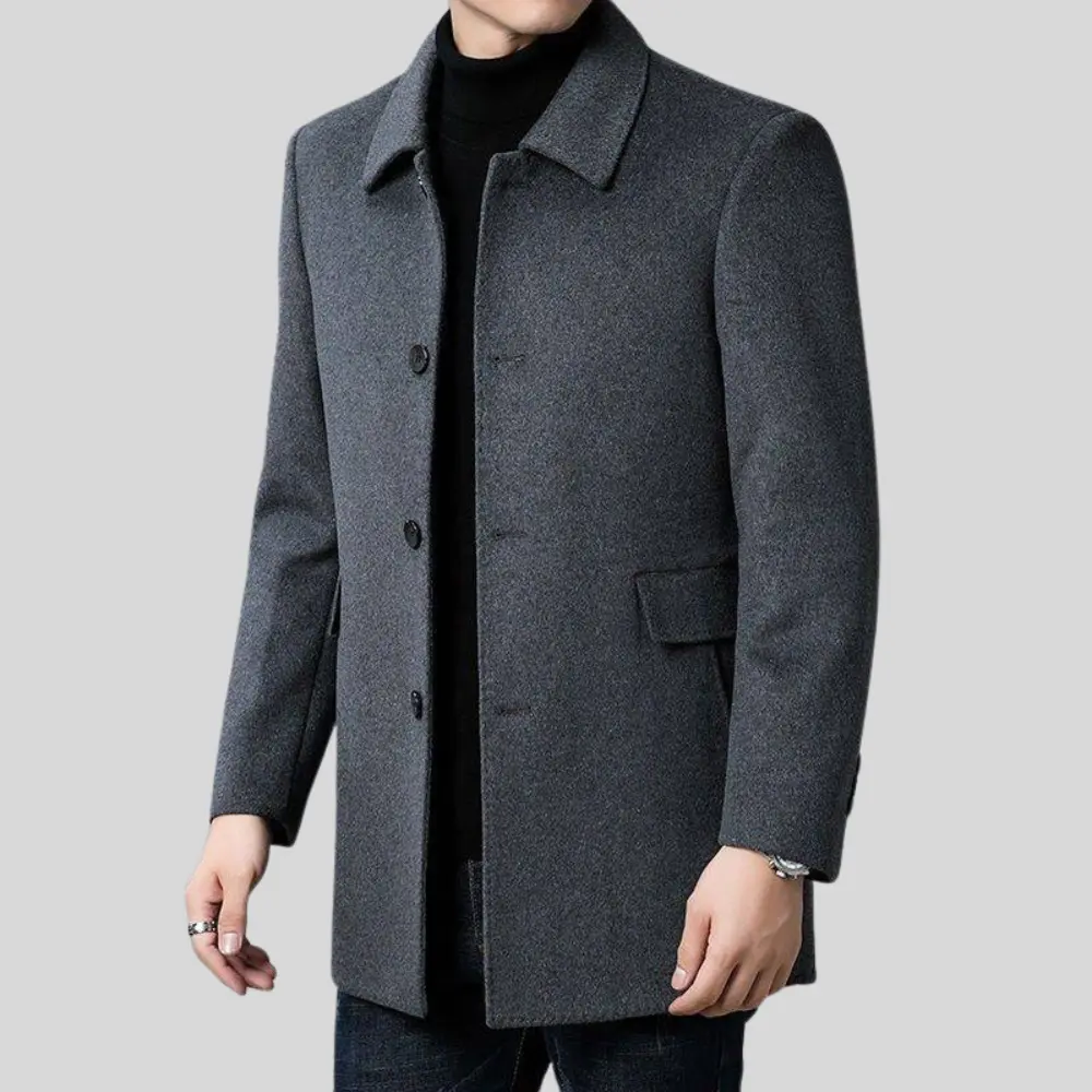 Dorian | Men's Wool Blend Tailored Overcoat