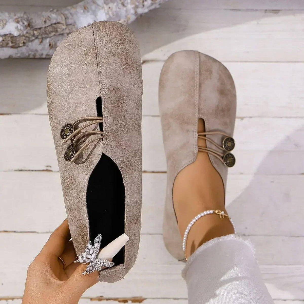 Soft orthopaedic comfort slip-ons for women | Christine -4