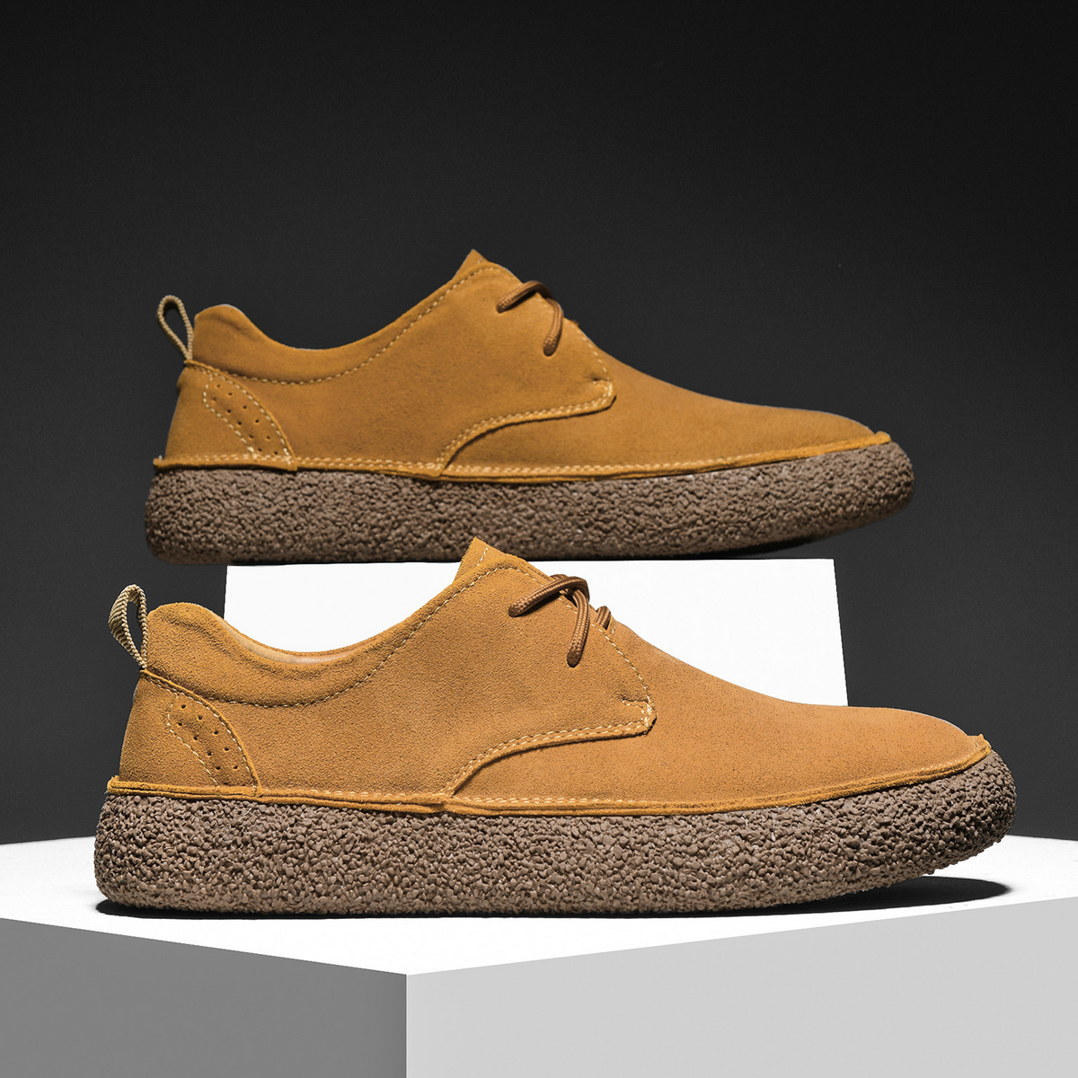 Refined suede smart-casual shoes for men | Bristol -2
