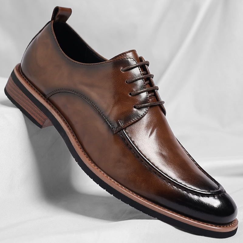 Classic leather smart dress shoes for men | Regency -1