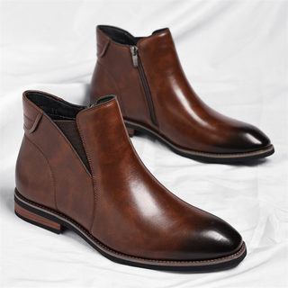 Classic leather chelsea boots for men | Cristiano -2