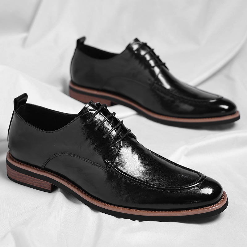 Classic leather smart dress shoes for men | Regency -7