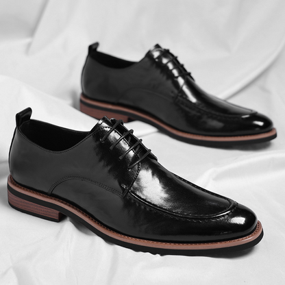 Classic leather smart dress shoes for men | Regency -7
