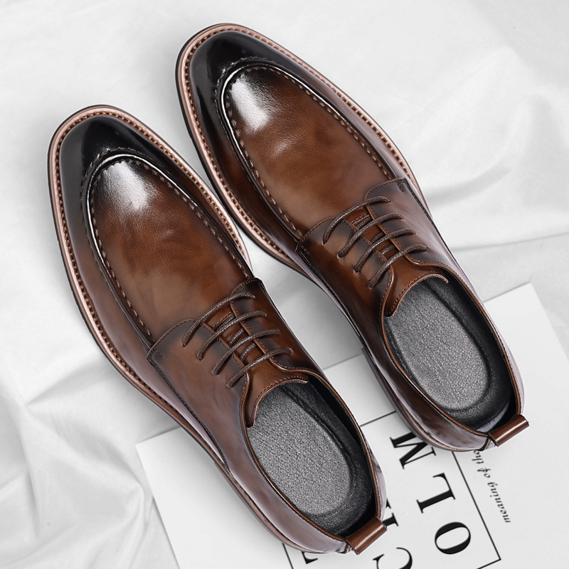 Classic leather smart dress shoes for men | Regency -3