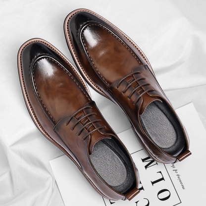 Classic leather smart dress shoes for men | Regency -3