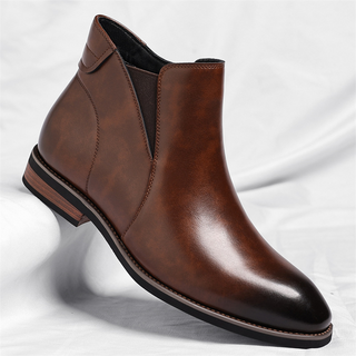 Classic leather chelsea boots for men | Cristiano -1