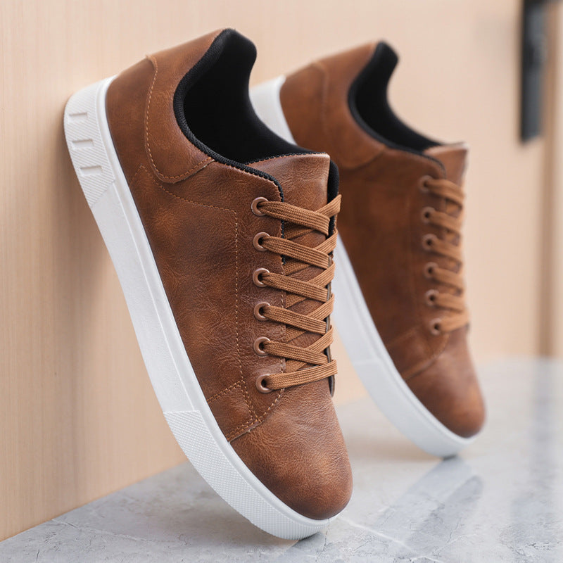 Premium leather city trainers for men | Berlin -1