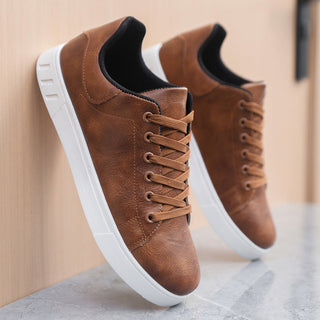 Premium leather city trainers for men | Berlin -1