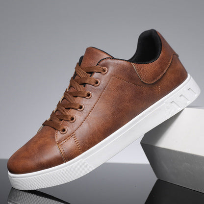 Premium leather city trainers for men | Berlin -4