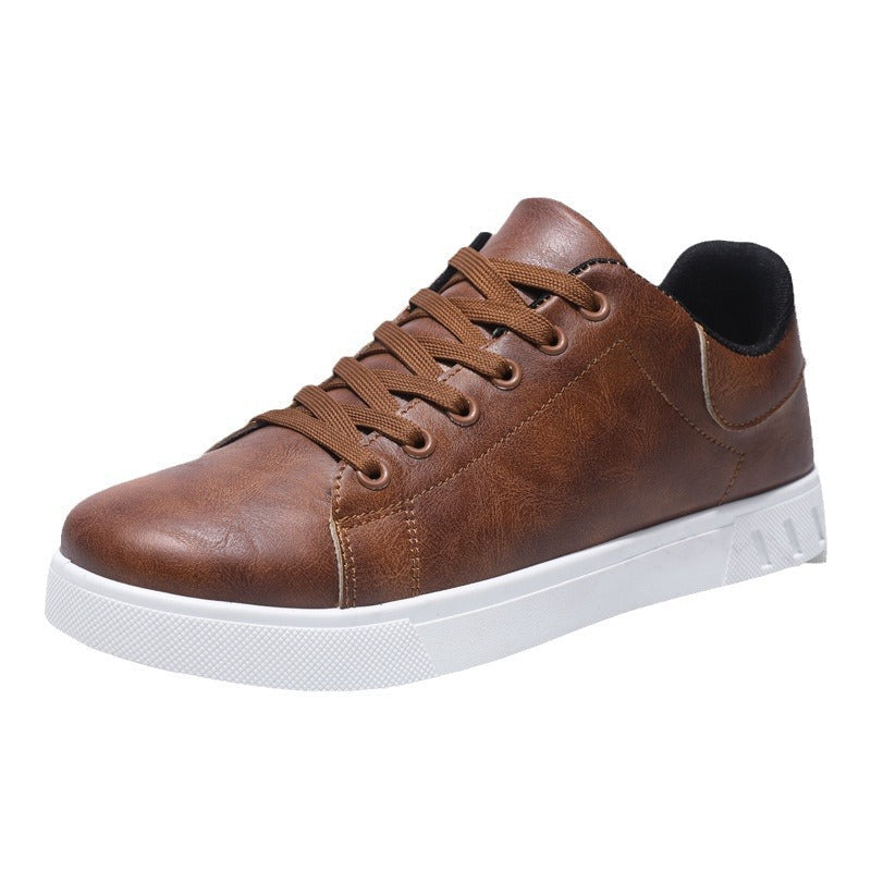 Premium leather city trainers for men | Berlin -3