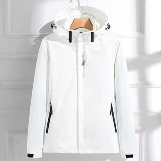 Vireya | Women's Waterproof Hooded Rain Jacket with Double Closure