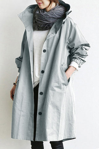 Aurelle | Women's Waterproof Hooded Trench Coat
