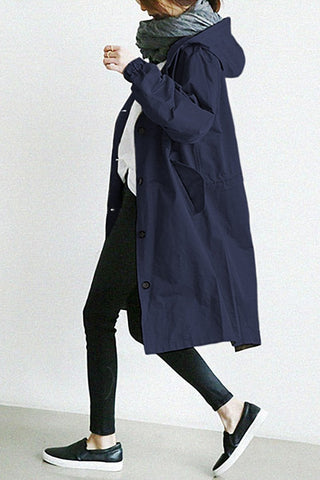 Aurelle | Women's Waterproof Hooded Trench Coat