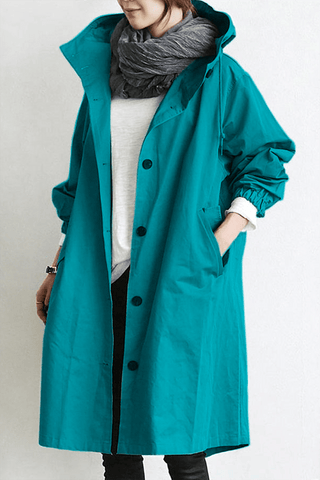 Aurelle | Women's Waterproof Hooded Trench Coat
