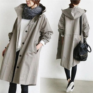 Aurelle | Women's Waterproof Hooded Trench Coat