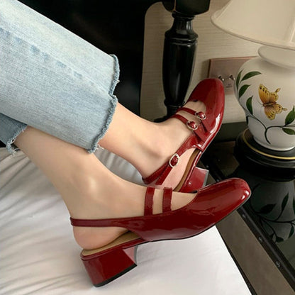 Orthopaedic leather everyday flat shoes for women | Nancy -2