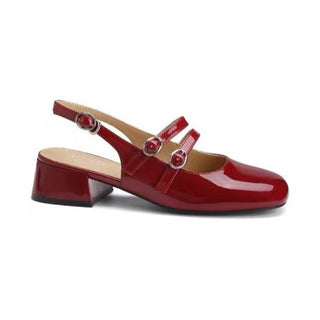 Orthopaedic leather everyday flat shoes for women | Nancy -7