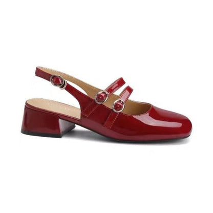 Orthopaedic leather everyday flat shoes for women | Nancy -7