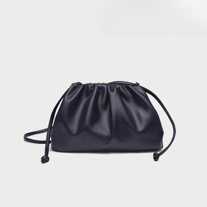 Verlaine | Women's Ruched Dumpling Clutch Bag