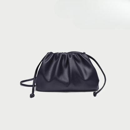 Verlaine | Women's Ruched Dumpling Clutch Bag