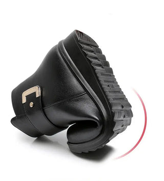 Non-slip insulated winter ankle boots for women | Elina -4