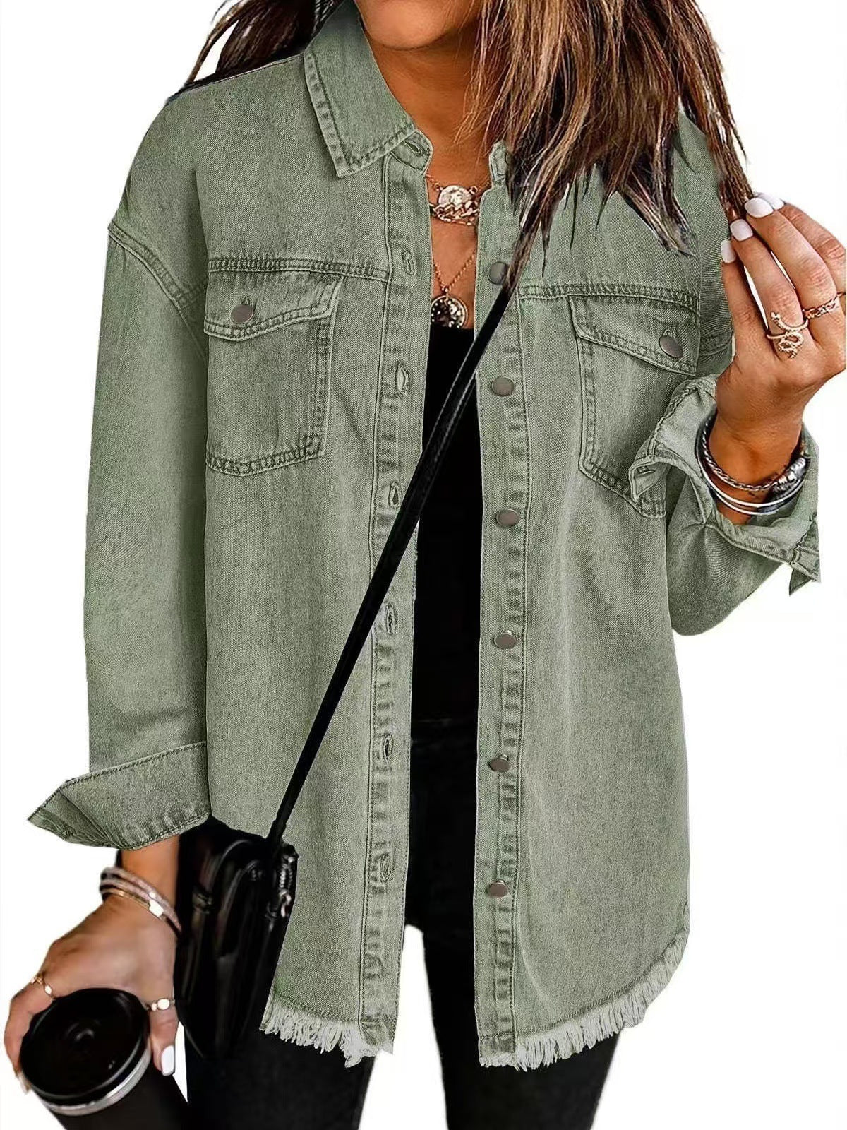 Signature casual denim jacket for women | Katja -4