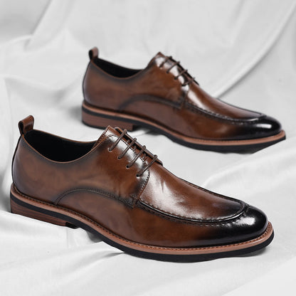 Classic leather smart dress shoes for men | Regency -2