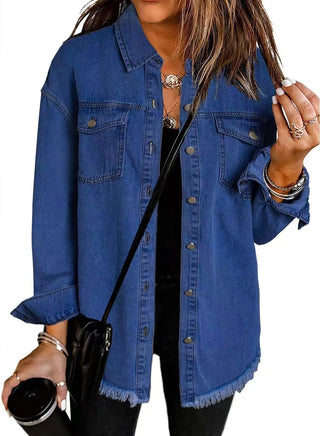 Classic everyday denim jacket for women | Roxane -3