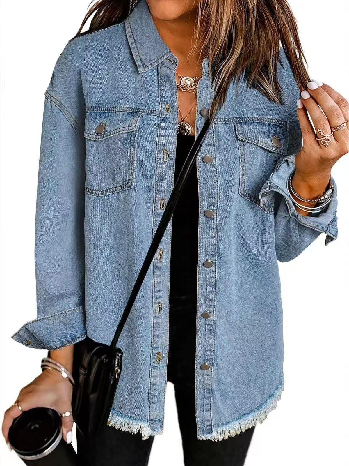 Signature casual denim jacket for women | Katja -2