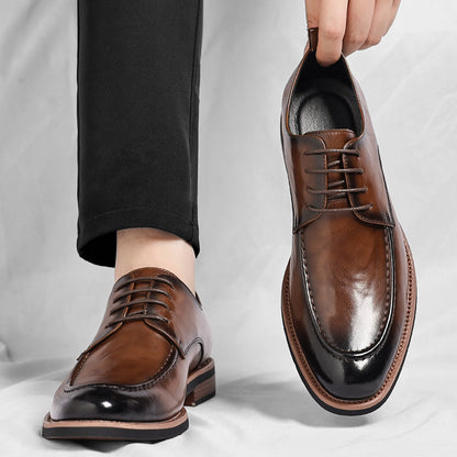 Classic leather smart dress shoes for men | Regency -5