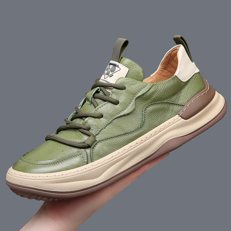 Noble Italian leather everyday trainers for men | Noble Italiana -3
