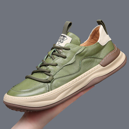 Noble Italian leather everyday trainers for men | Noble Italiana -3