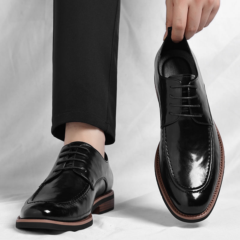 Classic leather smart dress shoes for men | Regency -11