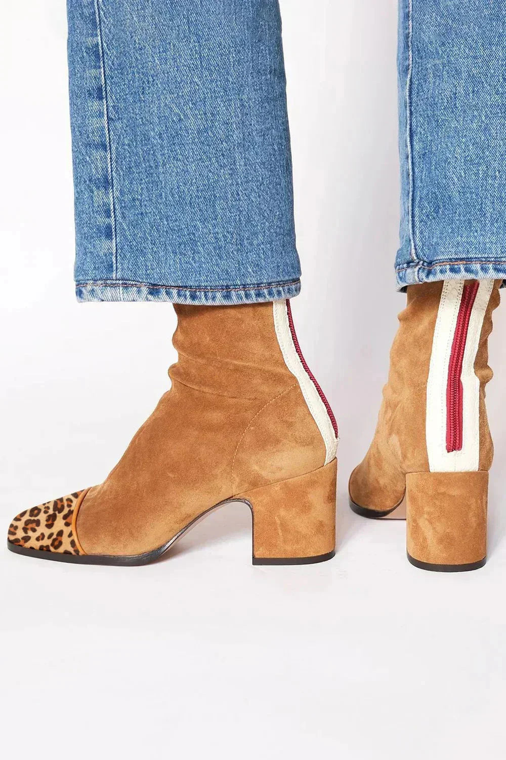 Elegant heeled everyday ankle boots for women | Aria -6