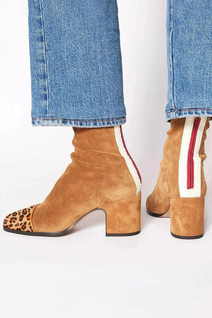 Elegant heeled everyday ankle boots for women | Aria -6