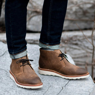 Orvane | Men's Chukka Boots with Cushioned Footbed and Heel