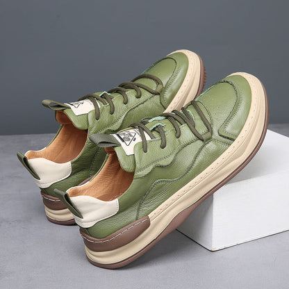Noble Italian leather everyday trainers for men | Noble Italiana -4