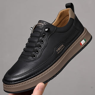 Italian-style genuine leather trainers for men | Lucetti -20
