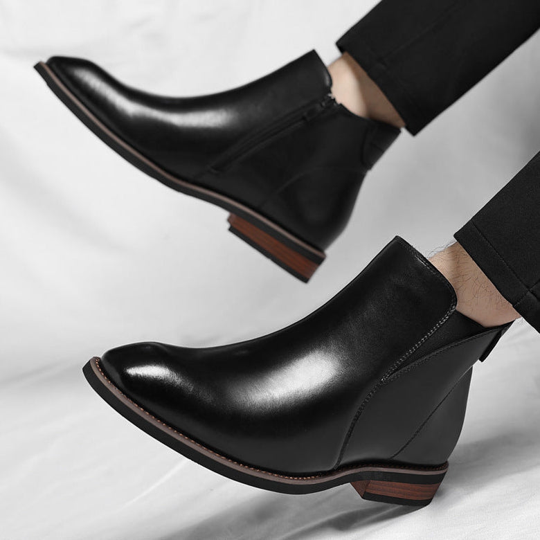 Classic leather chelsea boots for men | Cristiano -7