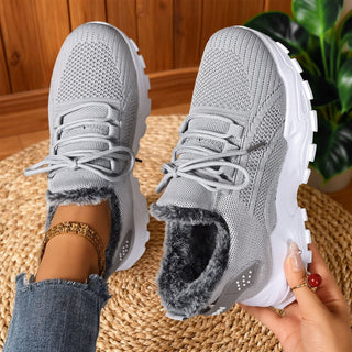 Casual lightweight lace-up everyday trainers for women | Brydee -4