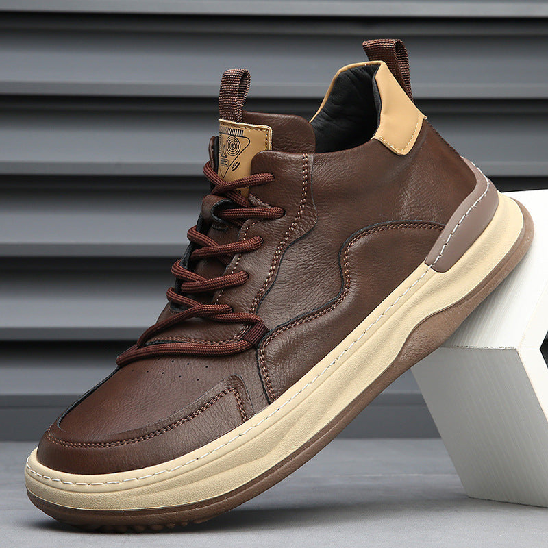 Italian genuine leather premium trainers for men | Marco Italiana -10