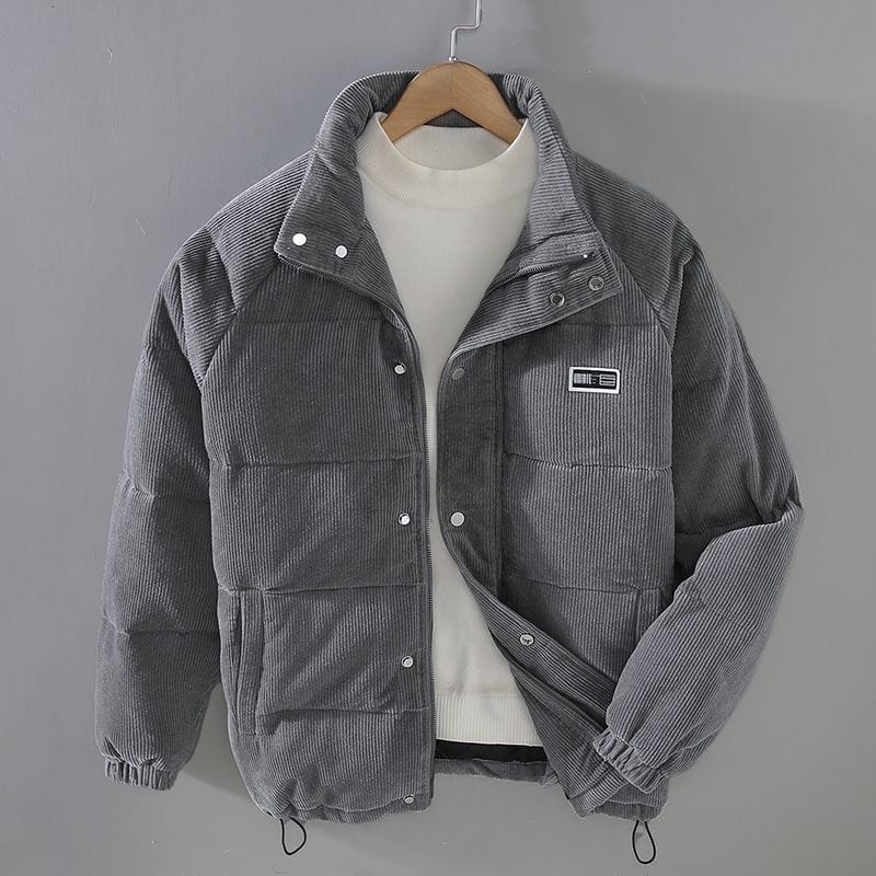 Warm padded hooded winter jacket for men | Donny -2