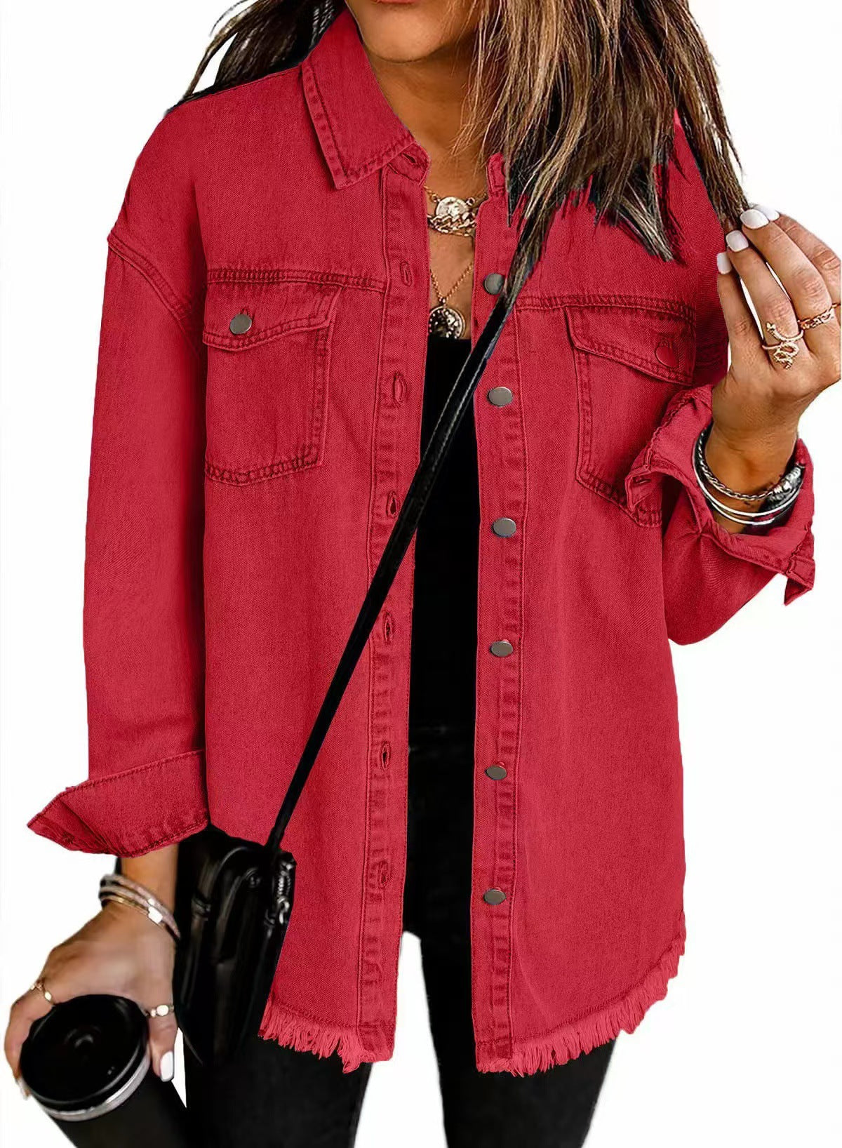 Signature casual denim jacket for women | Katja -7