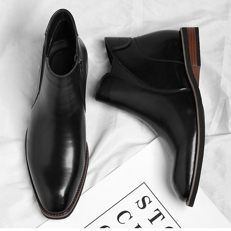 Classic leather chelsea boots for men | Cristiano -8
