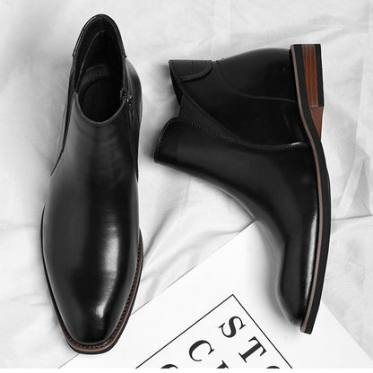 Classic leather chelsea boots for men | Cristiano -8